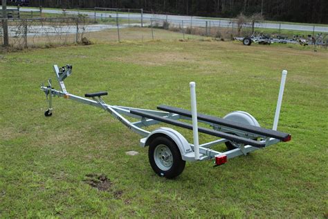 These are a specialized type trailer and it would be very important to check with the marina or harbor. . Jon boat trailer for sale